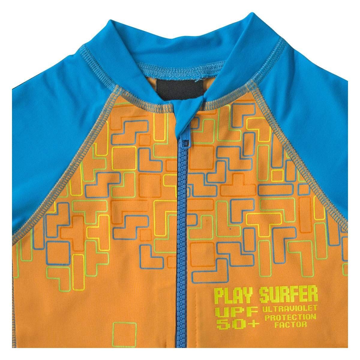 Body Surf Naranja Manga Larga Skysoul para Niño