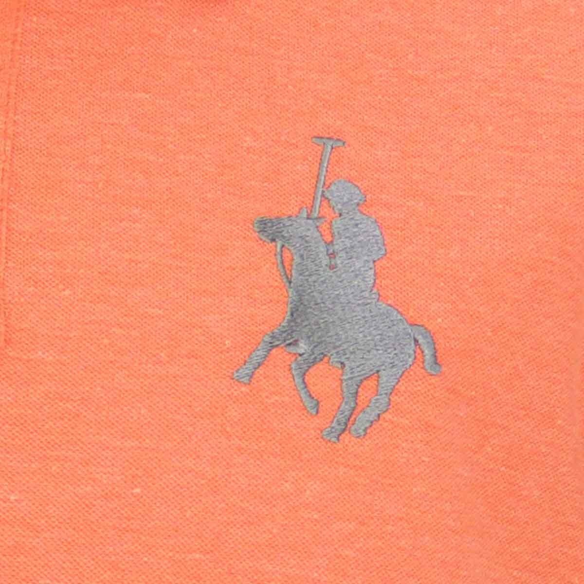 Polo Naranja Manga Corta Polo Club para Caballero