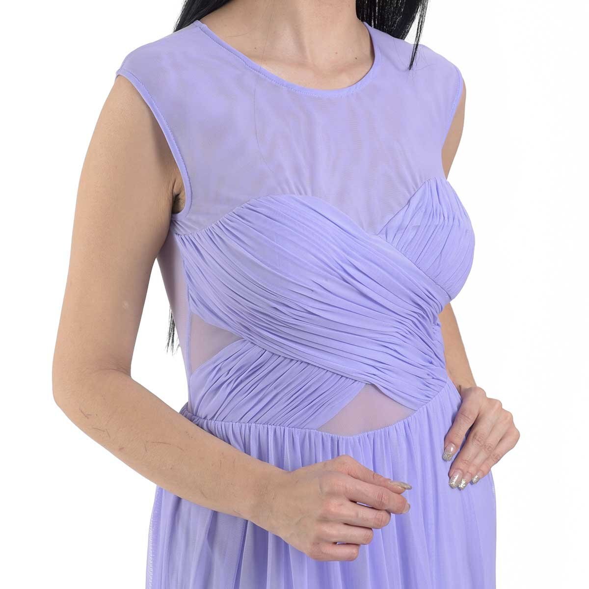 Vestido Largo de Red Talle Cruzado Nikki Italy