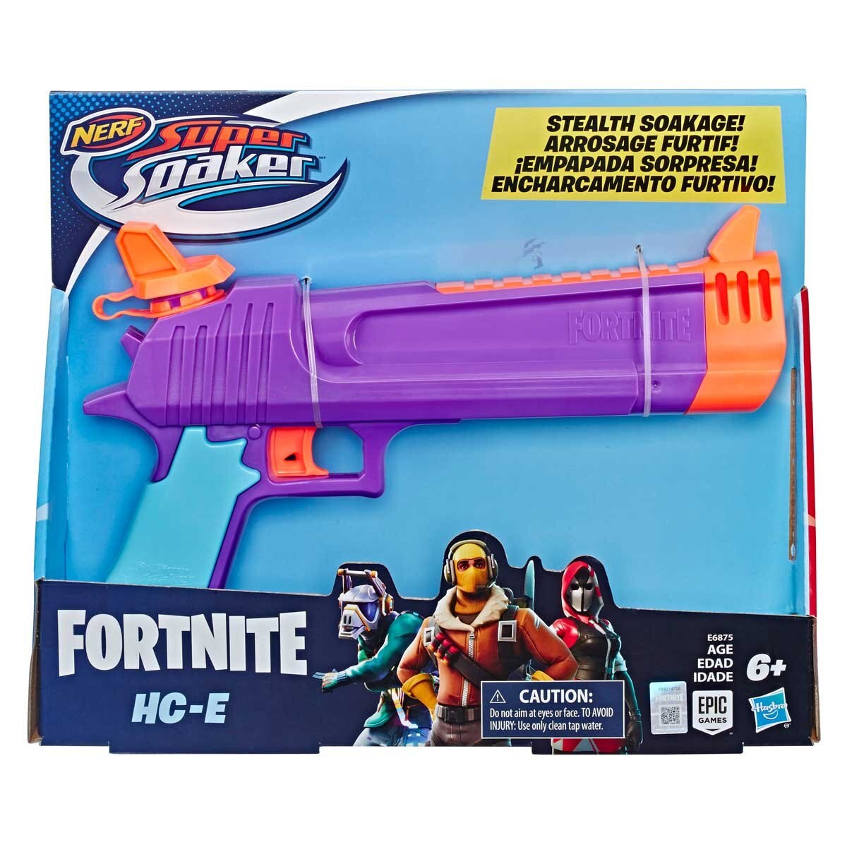 Lanzador de Agua Fornite Super Soaker Fortnite Hc- e