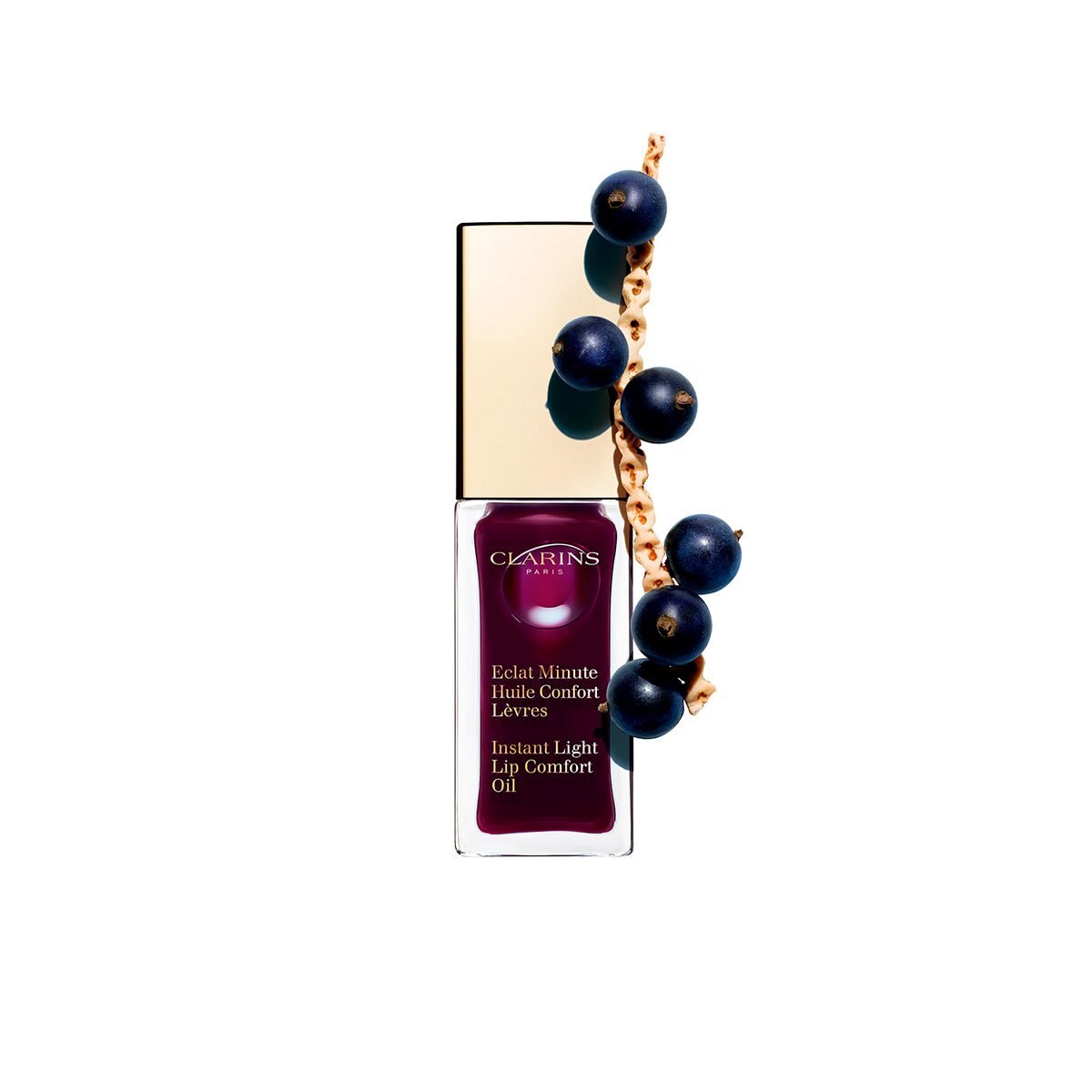 Lipstick Clarins Instant Light Lip Confort Oil 08 Blackberry