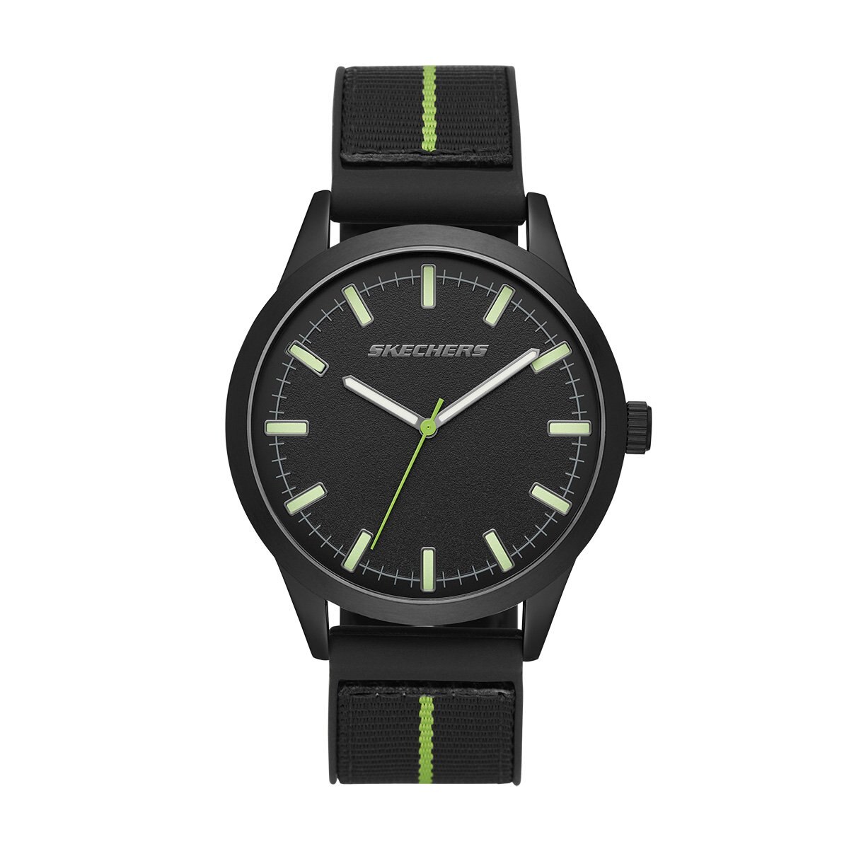Reloj de Silicón Negro para Caballero Skechers