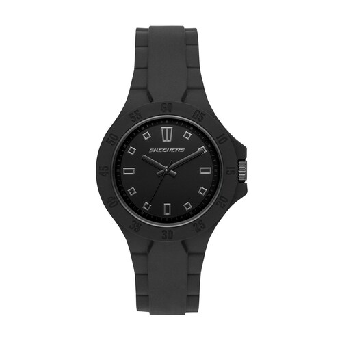 Reloj Unisex de Silicón Negro Skechers