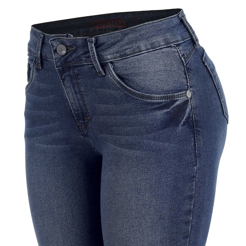 Jeans Skinny Destrucción en Rodilla Fukka para Dama