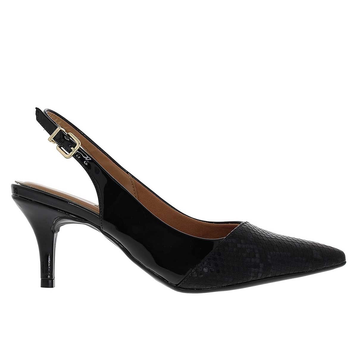 Zapatilla Puntal Destalonada Negro Vizzano