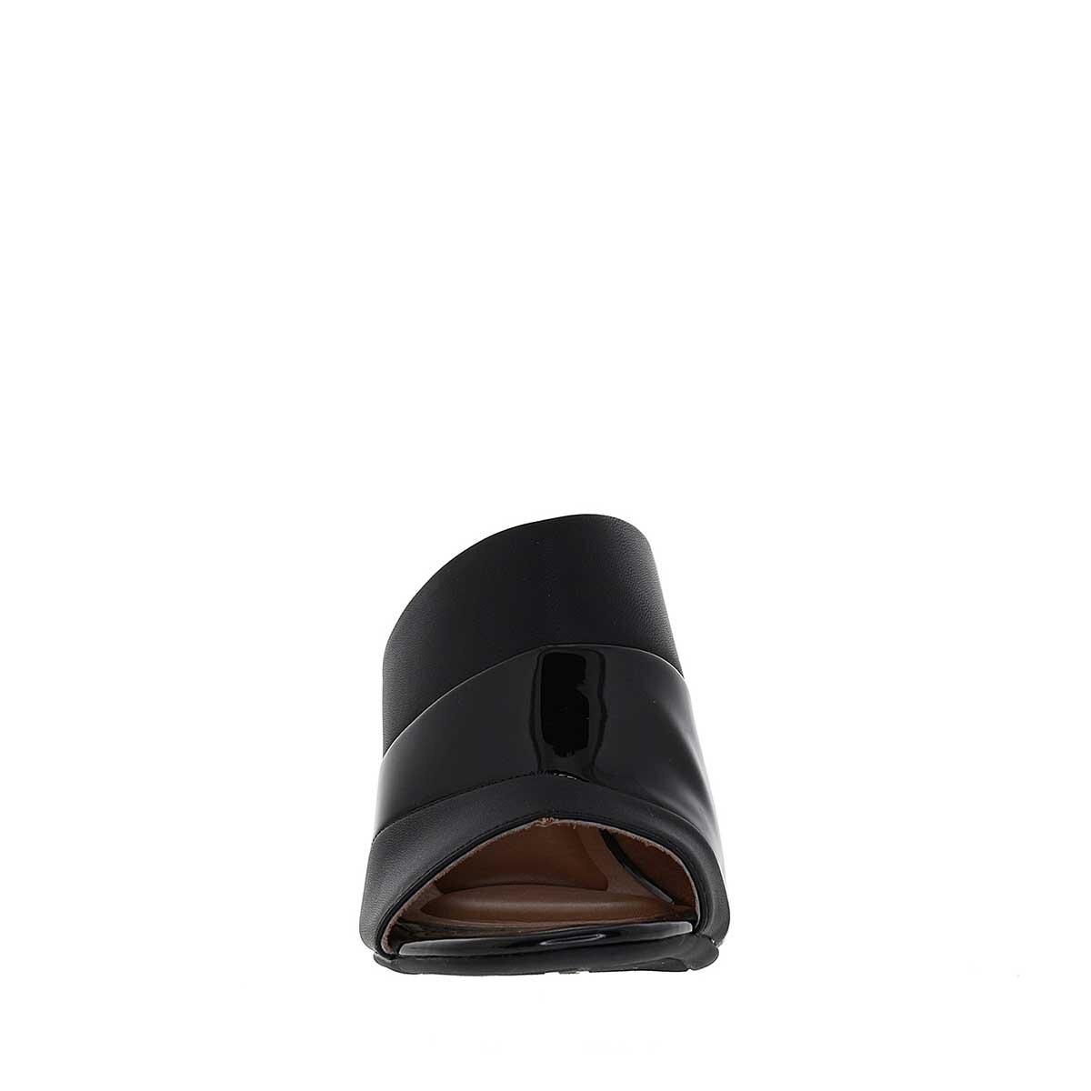Shootie Negro Boca de Pescado Y Tacón Vizzano