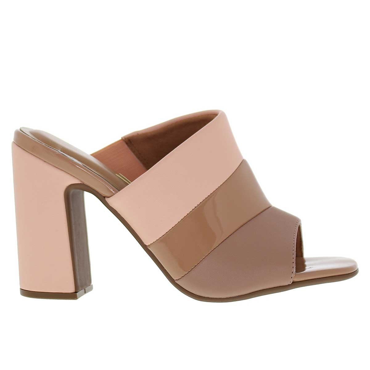 Shootie Nude Boca de Pescado Y Tacón Vizzano