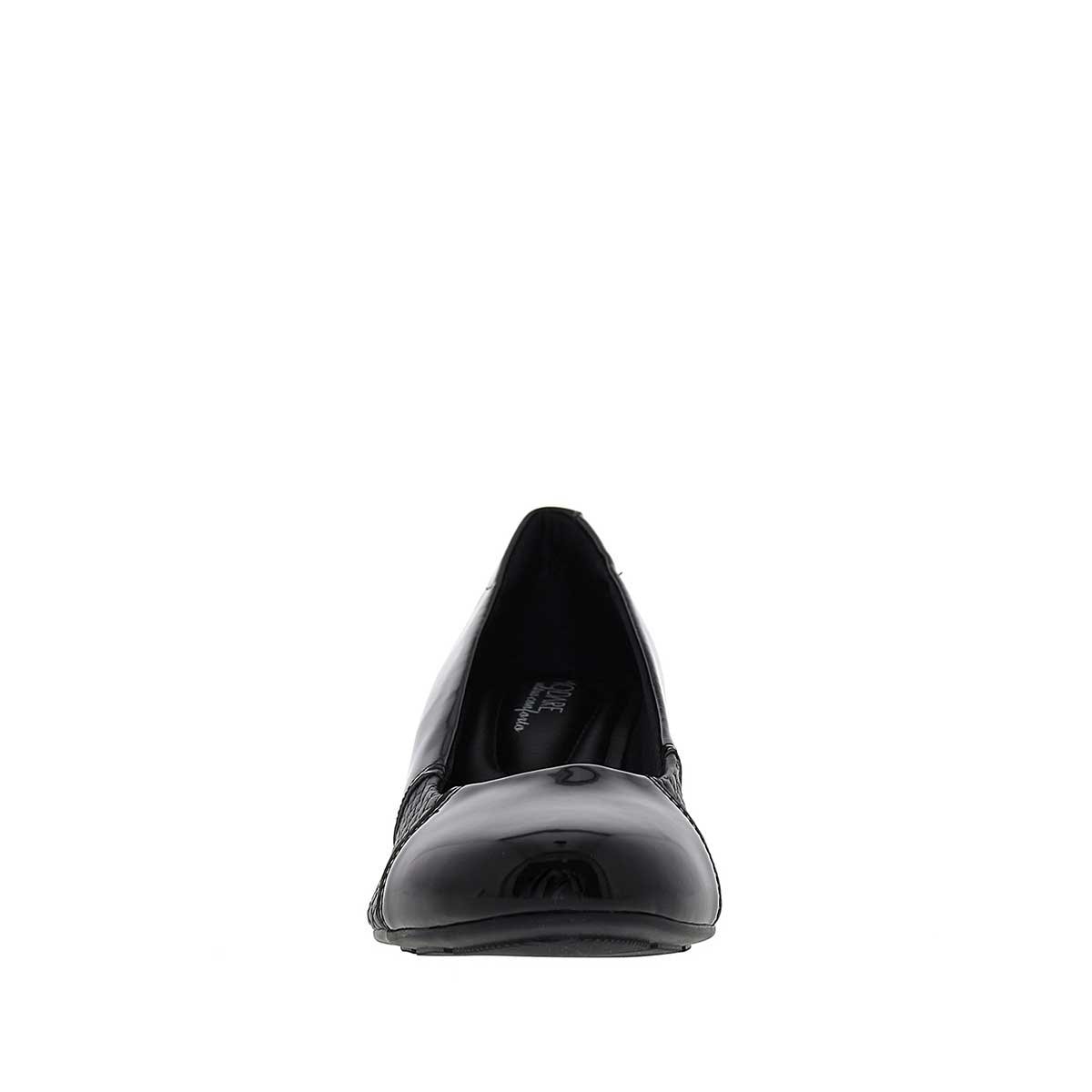 Zapatilla Negro Tacón con Confort Lateral Modare