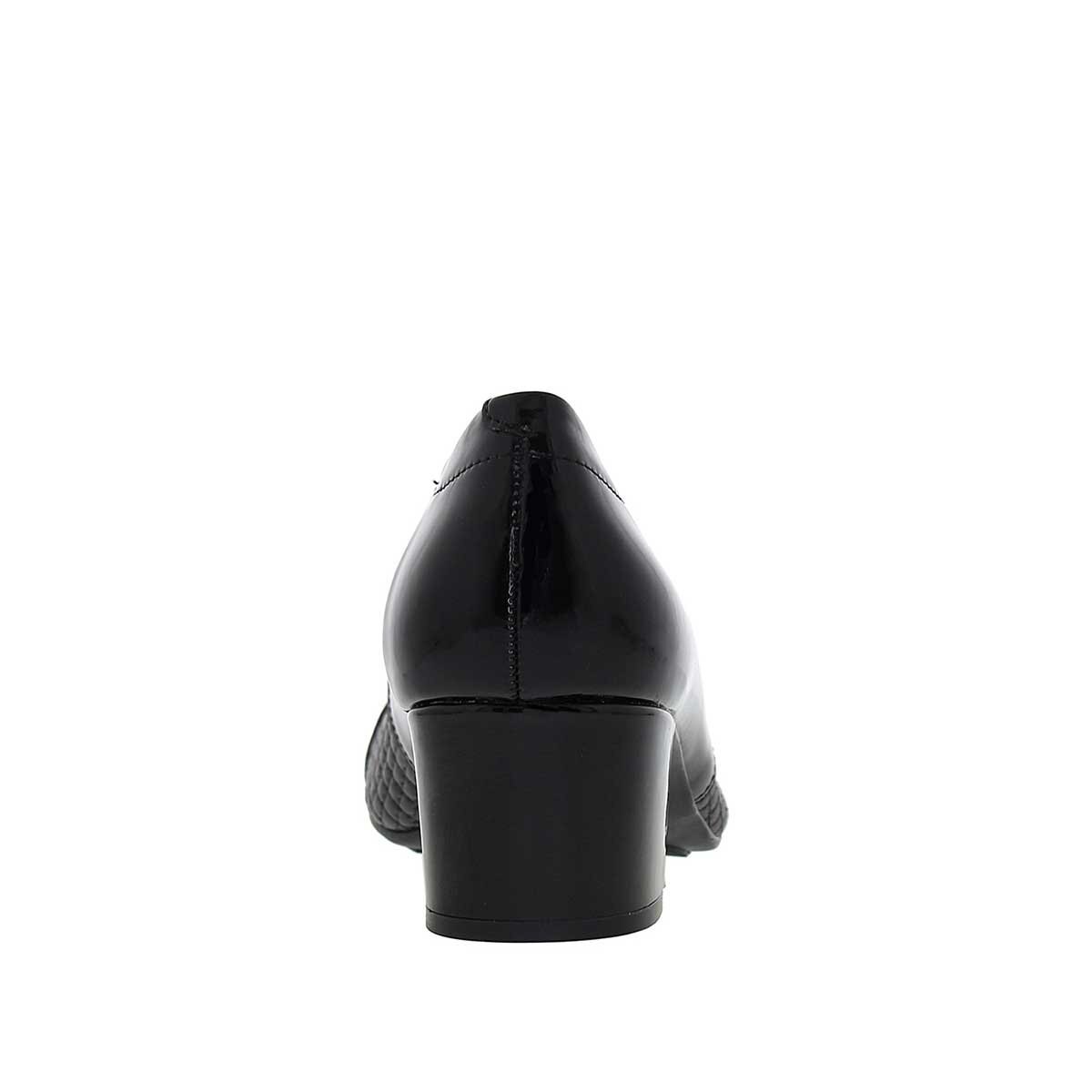 Zapatilla Negro Tacón con Confort Lateral Modare