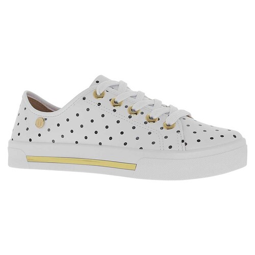 Tenis Blanco con Cortes Laser Moleca