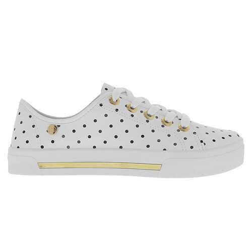 Tenis Blanco con Cortes Laser Moleca