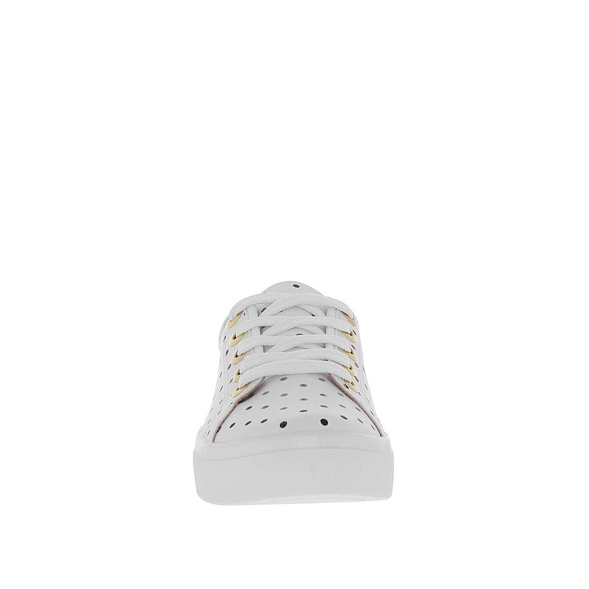 Tenis Blanco con Cortes Laser Moleca
