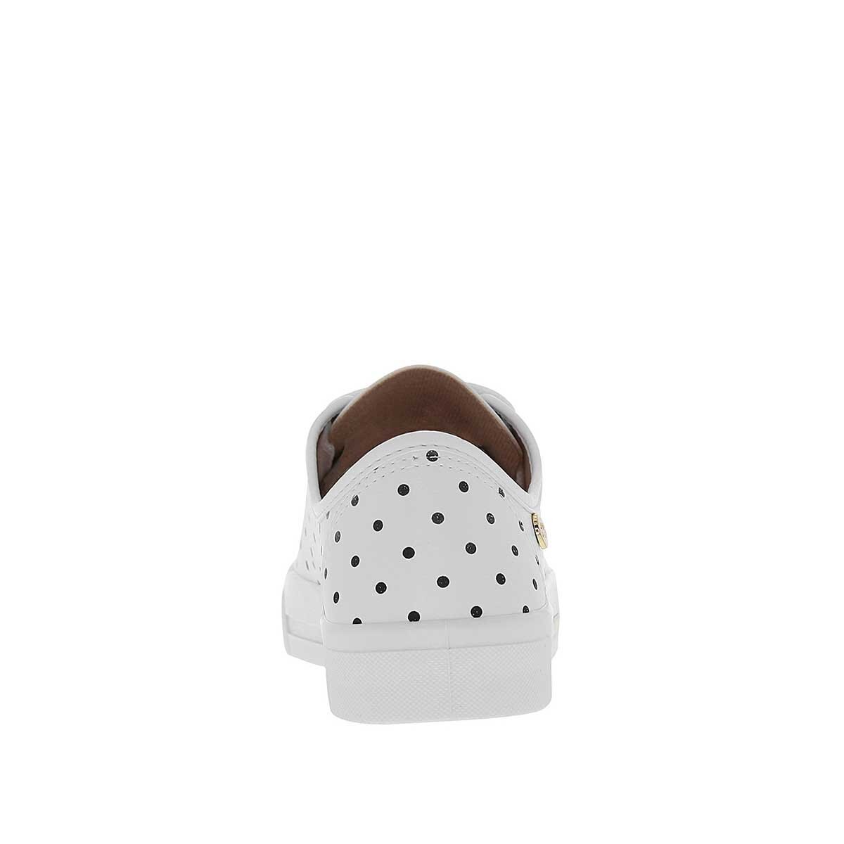 Tenis Blanco con Cortes Laser Moleca