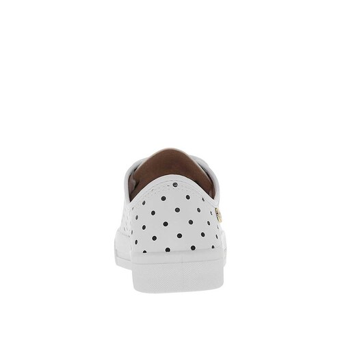Tenis Blanco con Cortes Laser Moleca