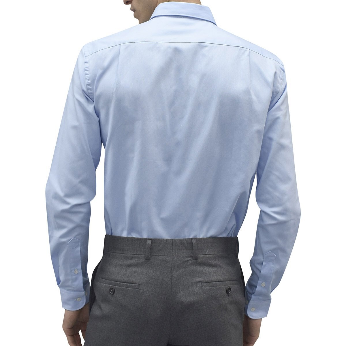 Camisa de Vestir Azul Corte Slim Tommy Hilfiger para Caballero