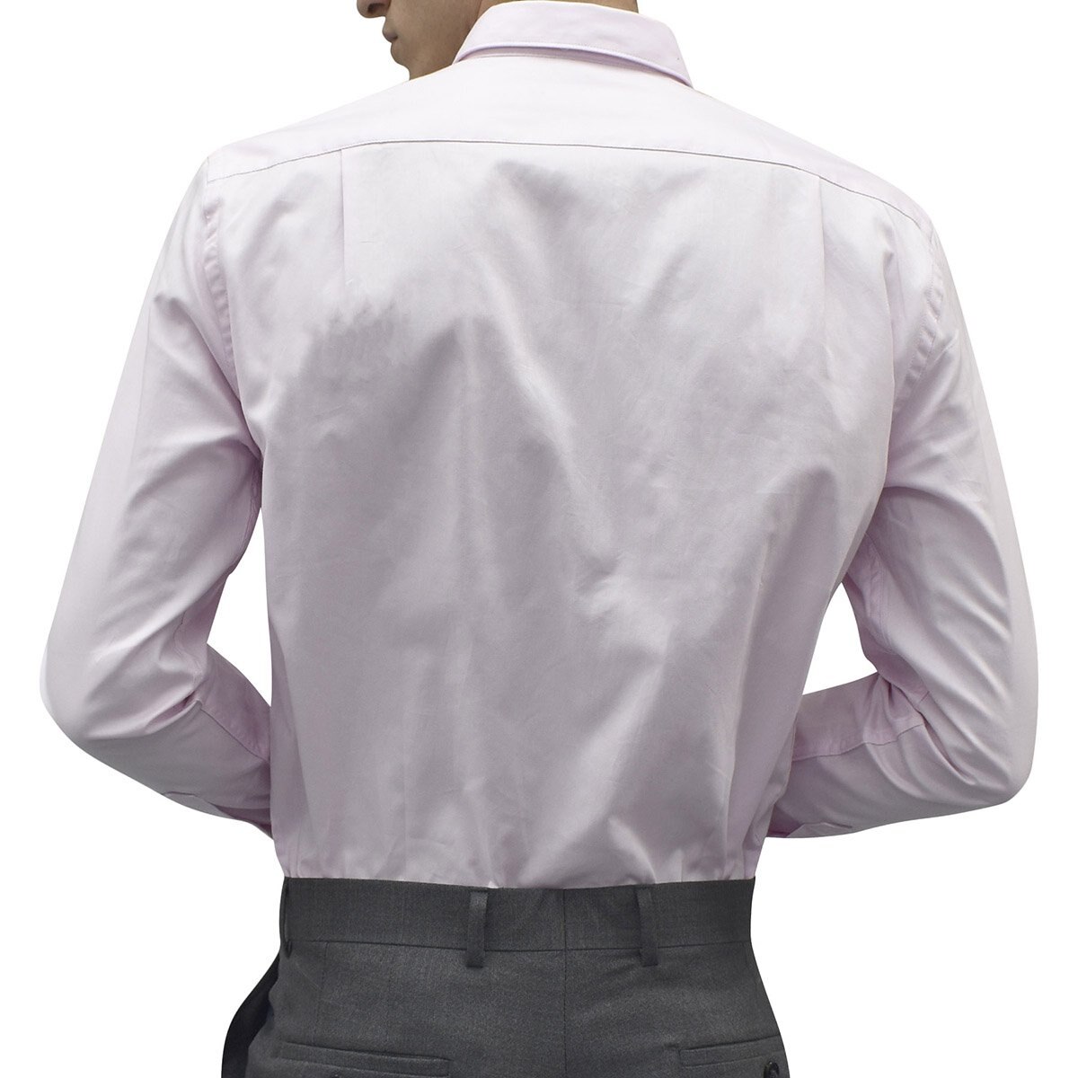 Camisa de Vestir Rosa Corte Slim Tommy Hilfiger para Caballero