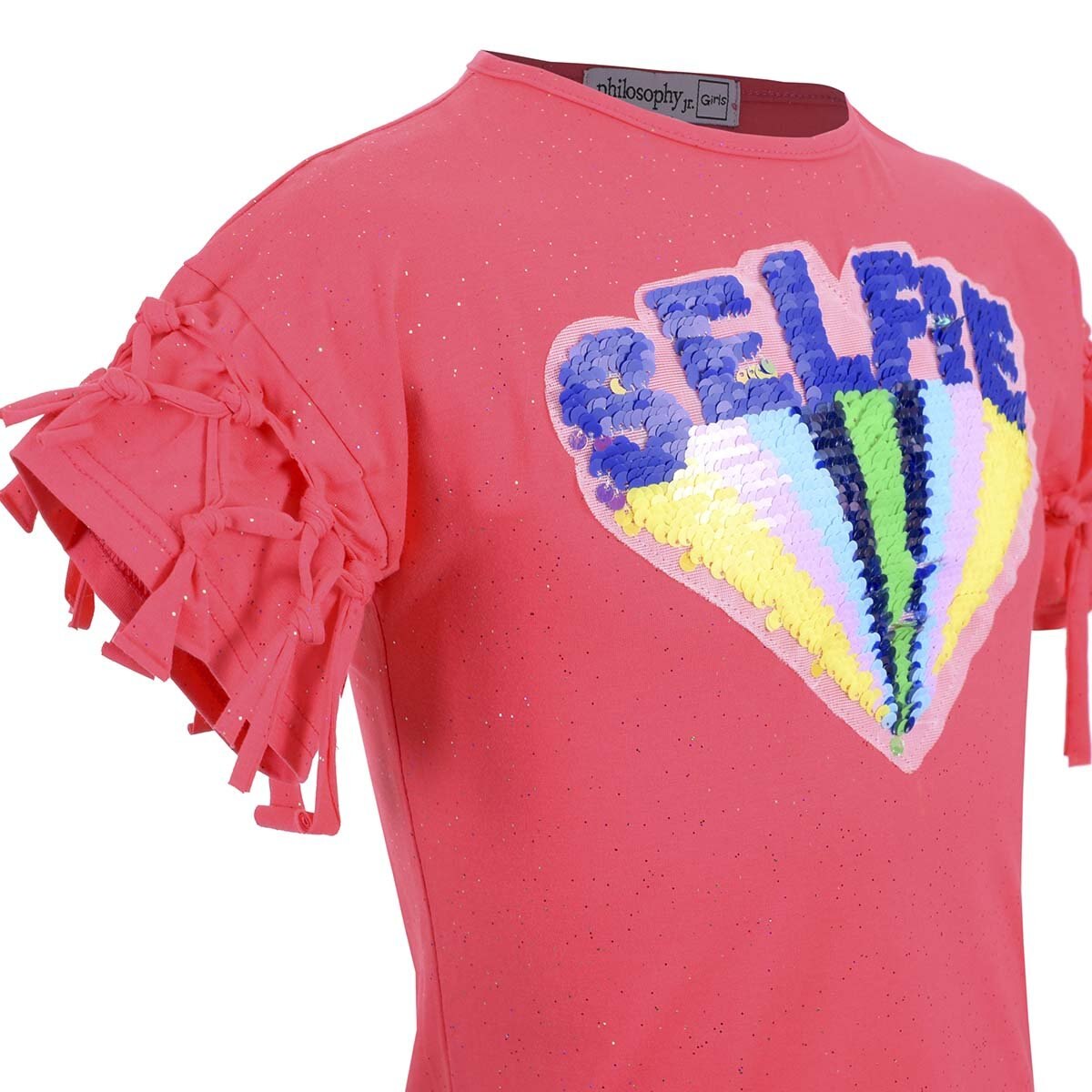 Playera Estampado de Selfie Philosophy Jr Girls para Niña