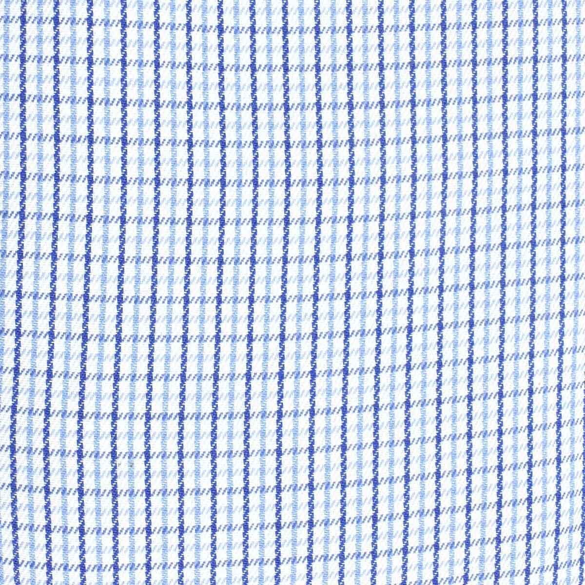 Camisa de Vestir Azul Combinado Corte Slim Cavalier. para Caballero