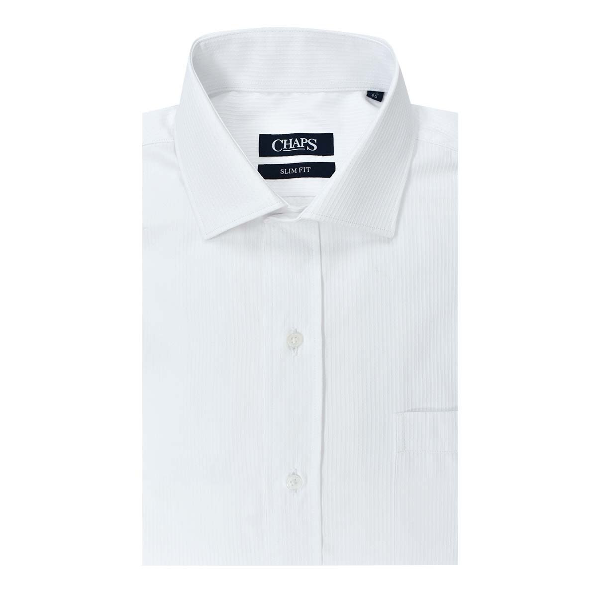 Camisa de Vestir Blanca Corte Slim Chaps. para Caballero