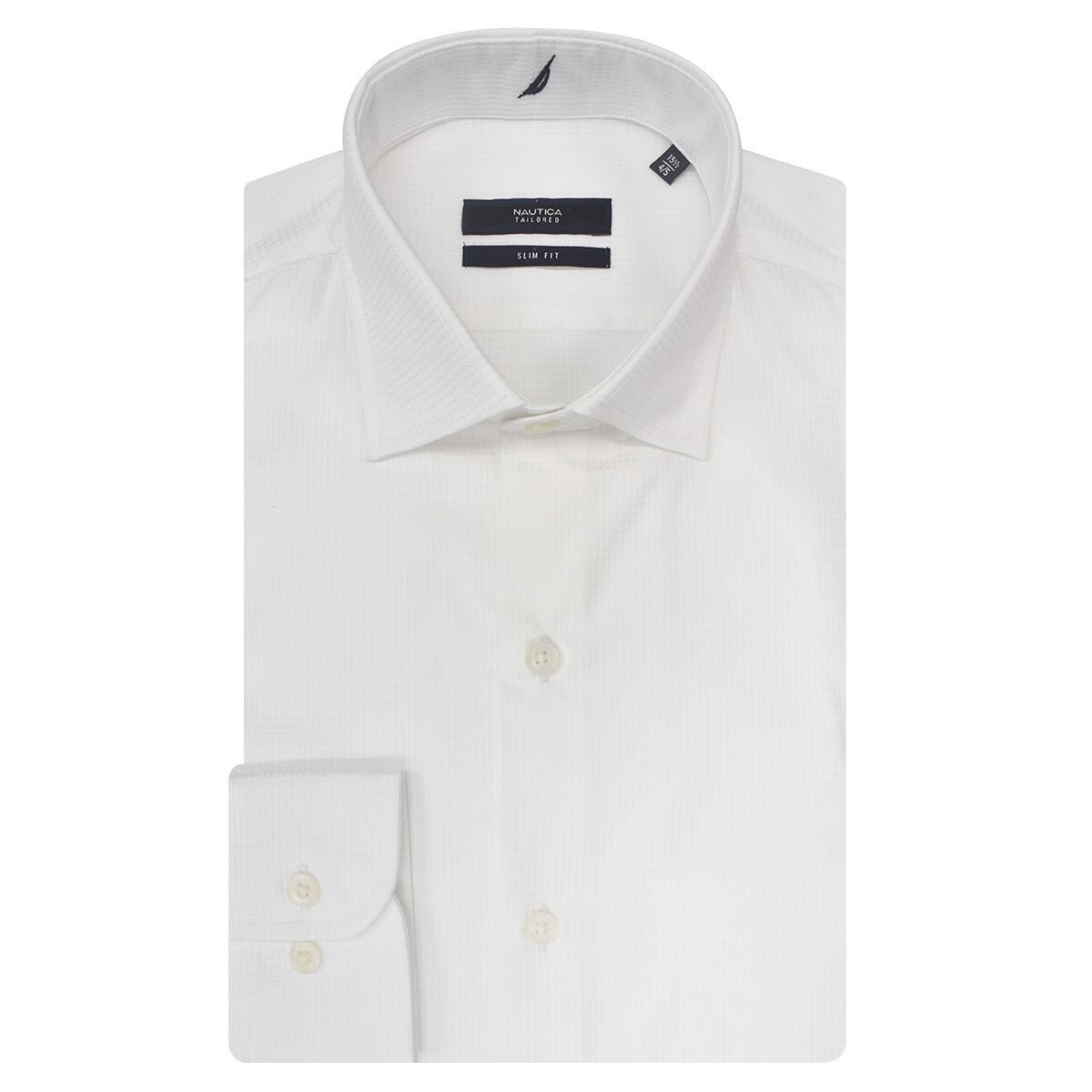 Camisa de Vestir Blanco Corte Slim Nautica. para Caballero