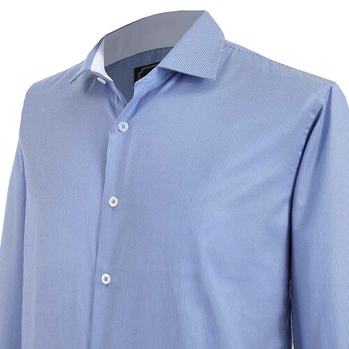 Camisa de Vestir Azul Vasarelli para Caballero
