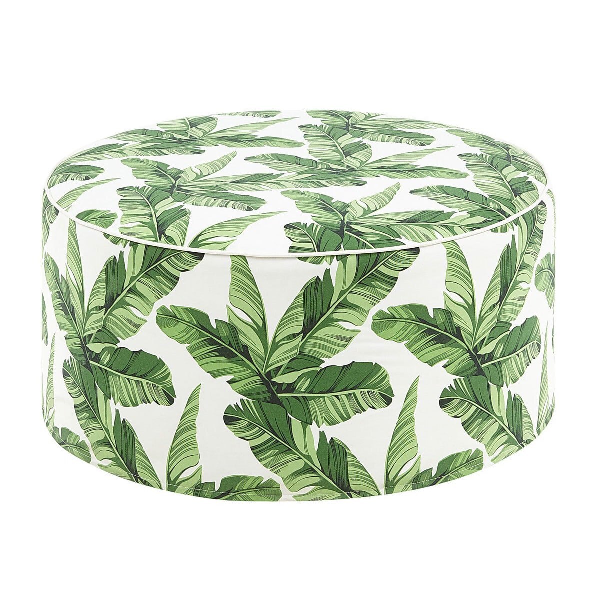 Pouf Redonbdo Palm Leaf Pier 1 Imports - Grande