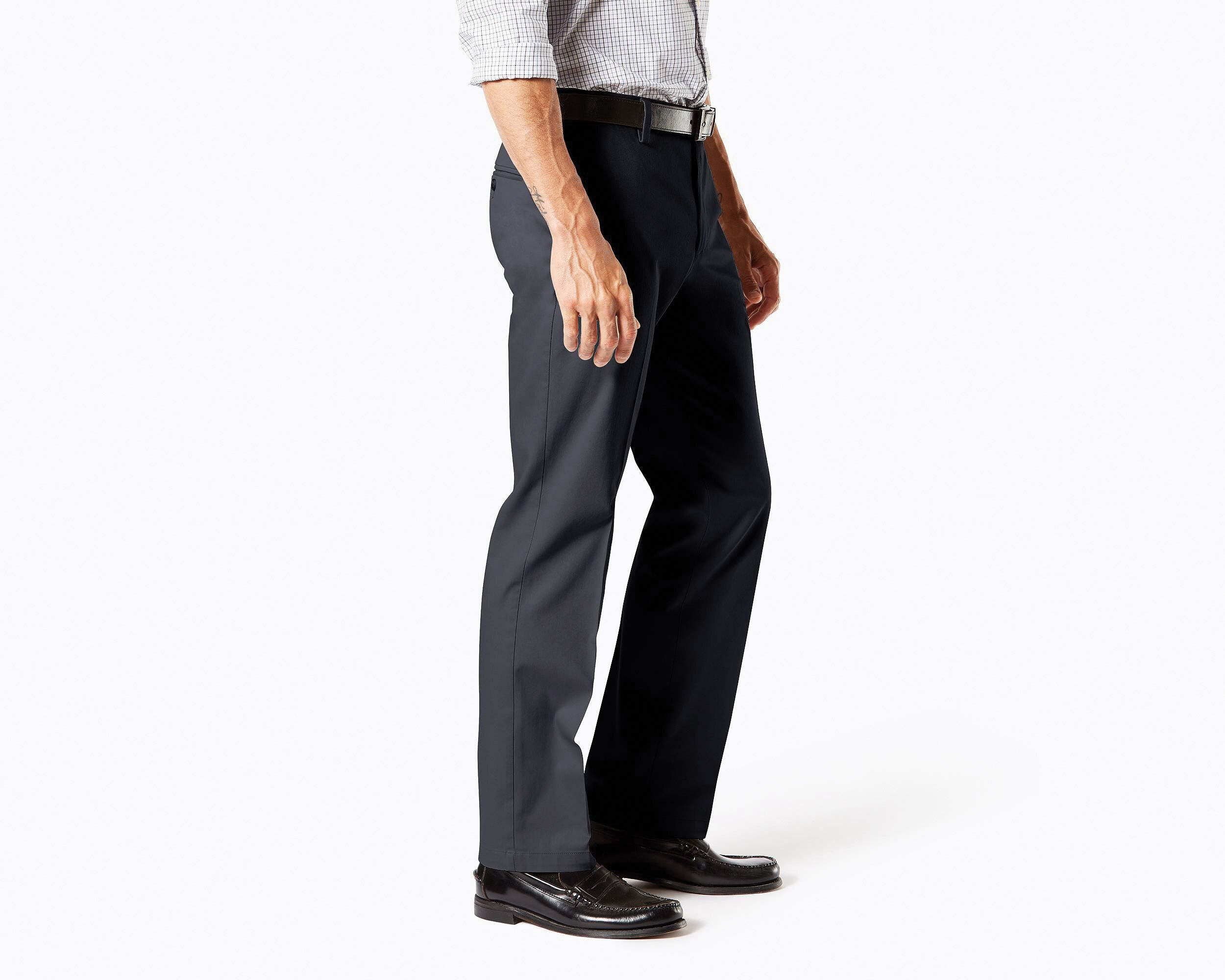 Pantalón Básico de Vestir Gris Straight Dockers para Caballero