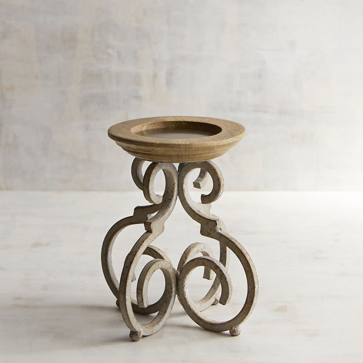Candelero Rustic Scroll Pillar Pier 1 Imports - Chico
