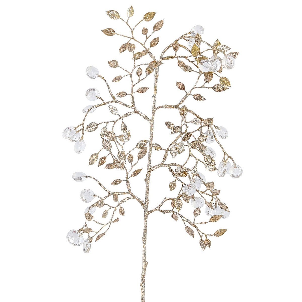 Vara Decorativa Gliter Leaf Champagne Pier 1 Imports
