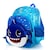 Mochila Tipo Backpack Azul Baby Shark