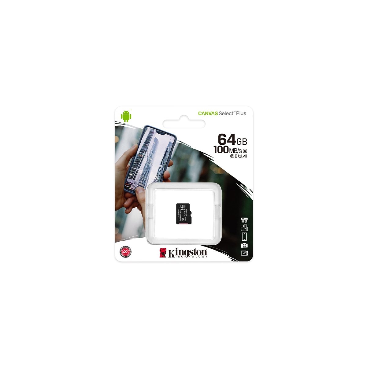 Micro Sd C10 Plus 64Gb (Sin Adaptador) Kingston