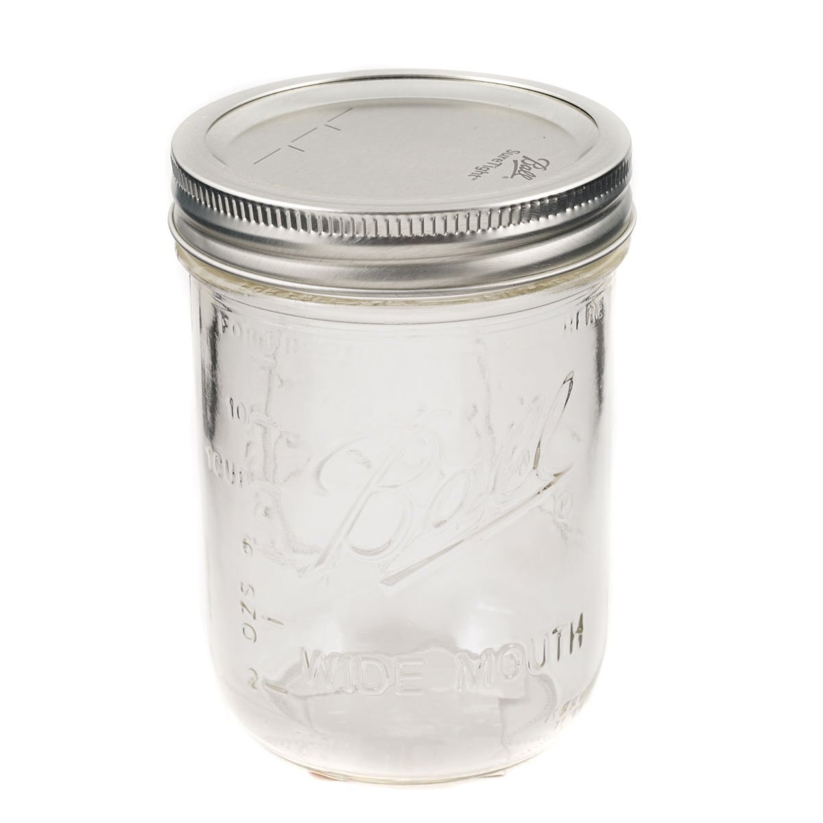 Home Nature Jarra Mason de 16 Oz con Boca Ancha Y Tapa