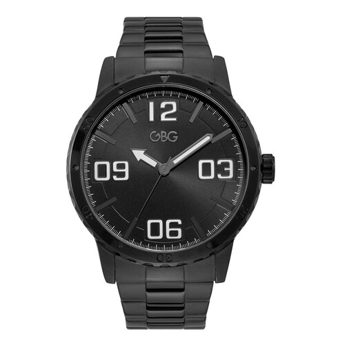 Reloj para Caballero Extensible de Metal Negro G By Guess