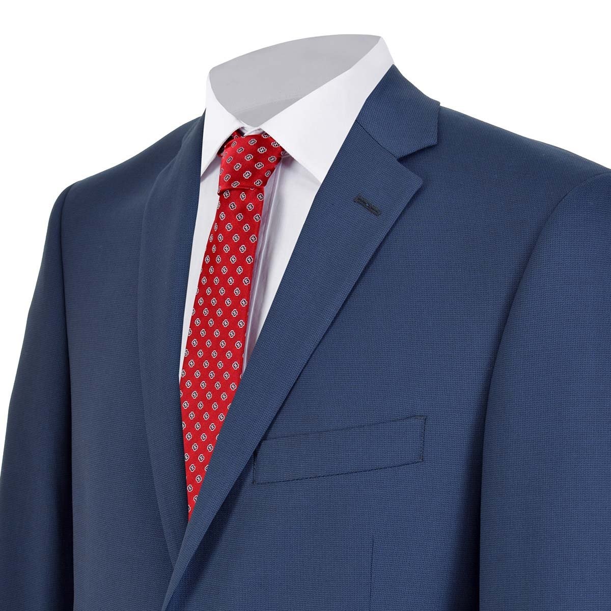 Traje Azul Doble Abertura Carlo Corinto Slim Fit para Caballero