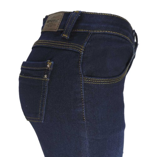 Jeans Skinny Corte en Bolsas Traseras Pretina Delgada Jeans Beronna para Dama