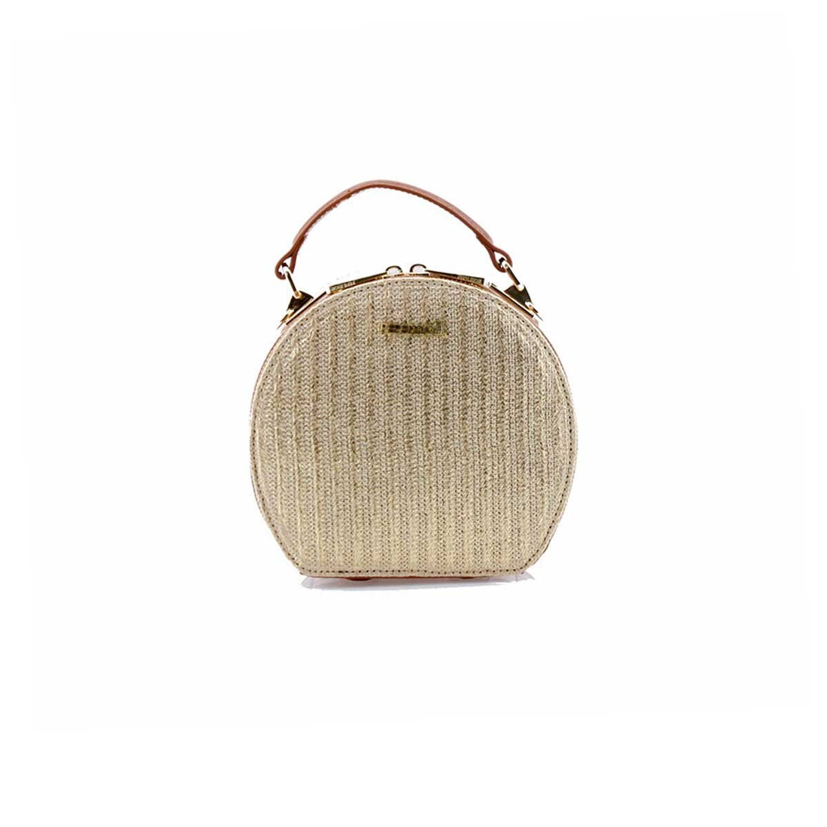 Bolso Priscy Gold Tan Pepe Moll