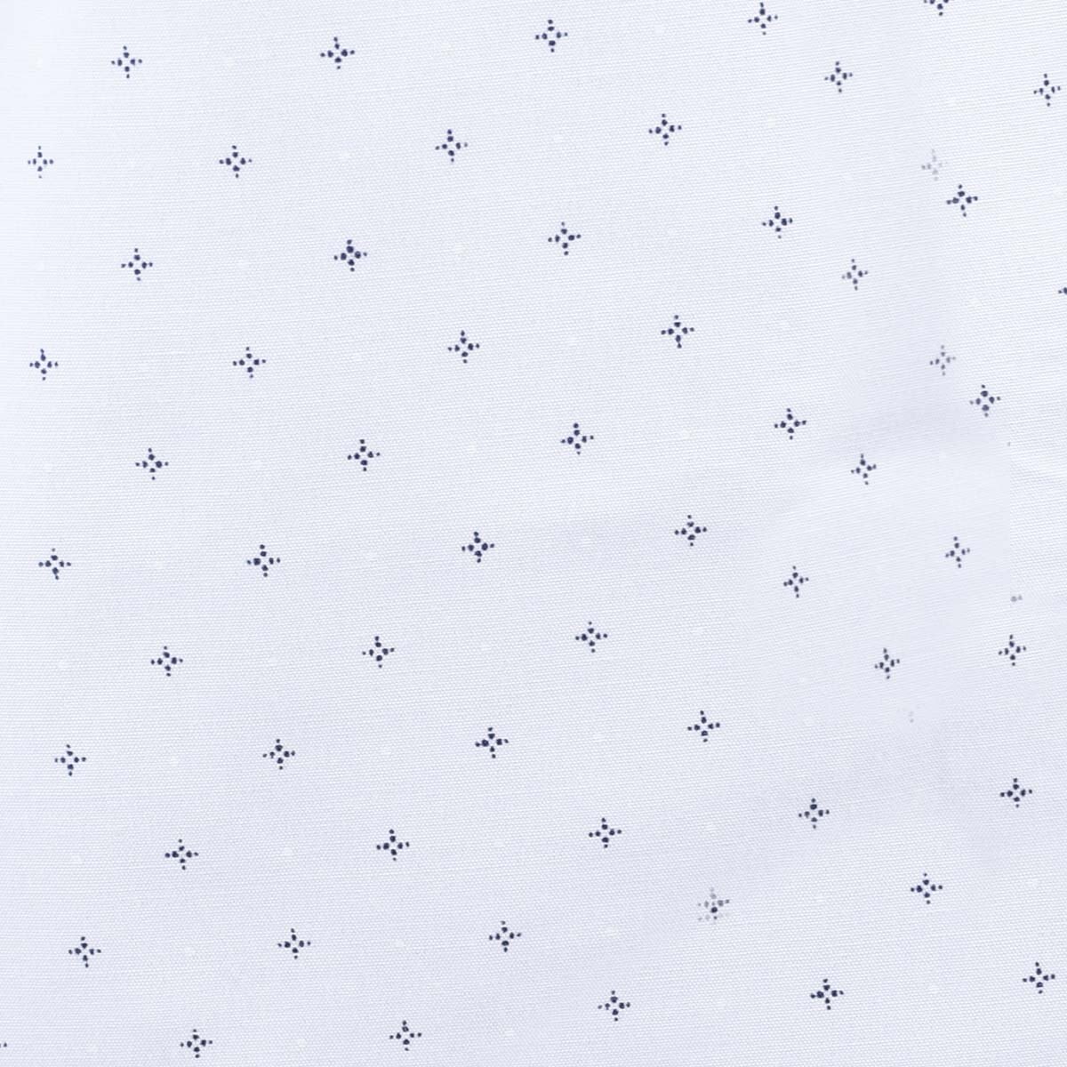 Camisa de Vestir Blanco Combinado Slim Fit Carlo Corinto para Caballero