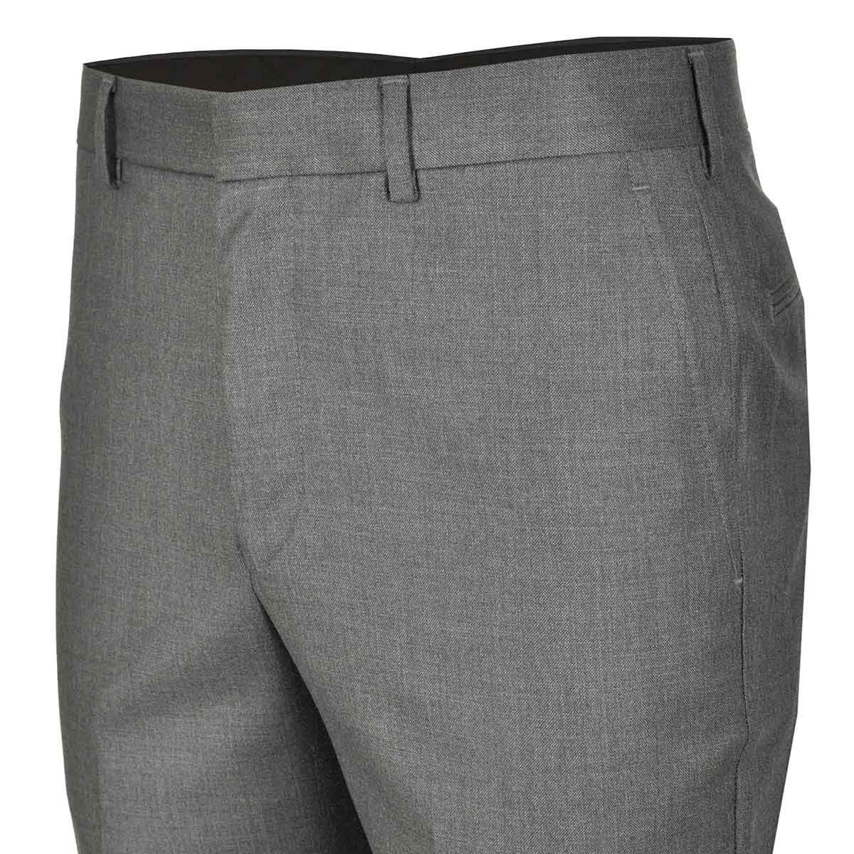 Pantalón de Vestir Gris Combinado Carlo Corinto para Caballero