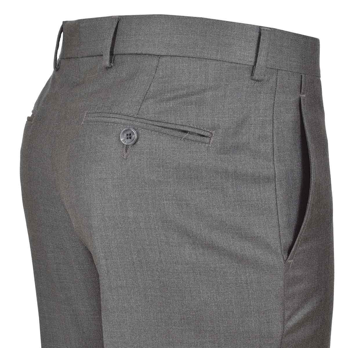 Pantalón de Vestir Gris Combinado Carlo Corinto para Caballero