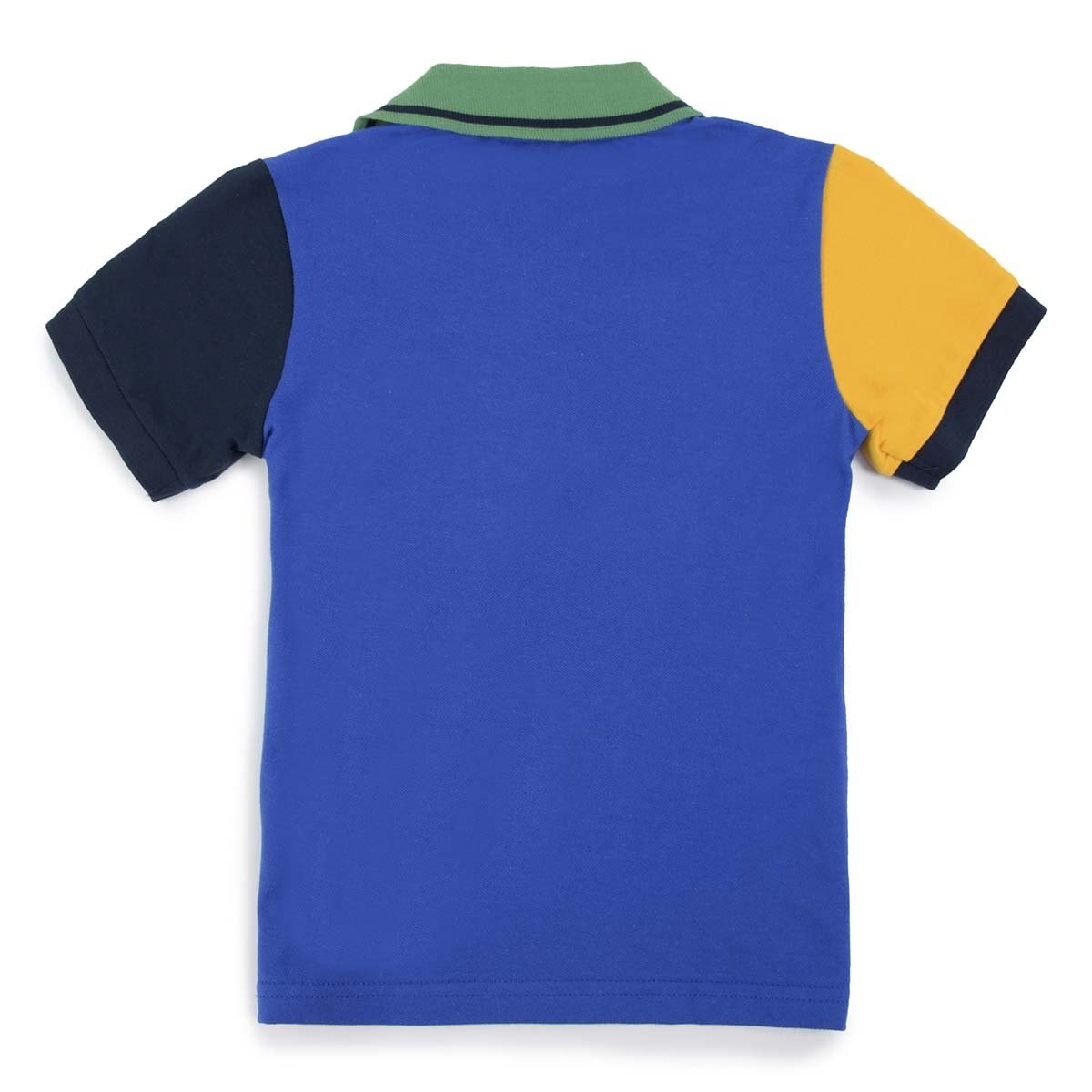 Playera Polo Manga Corta Combinada Royal Polo Club para Niño