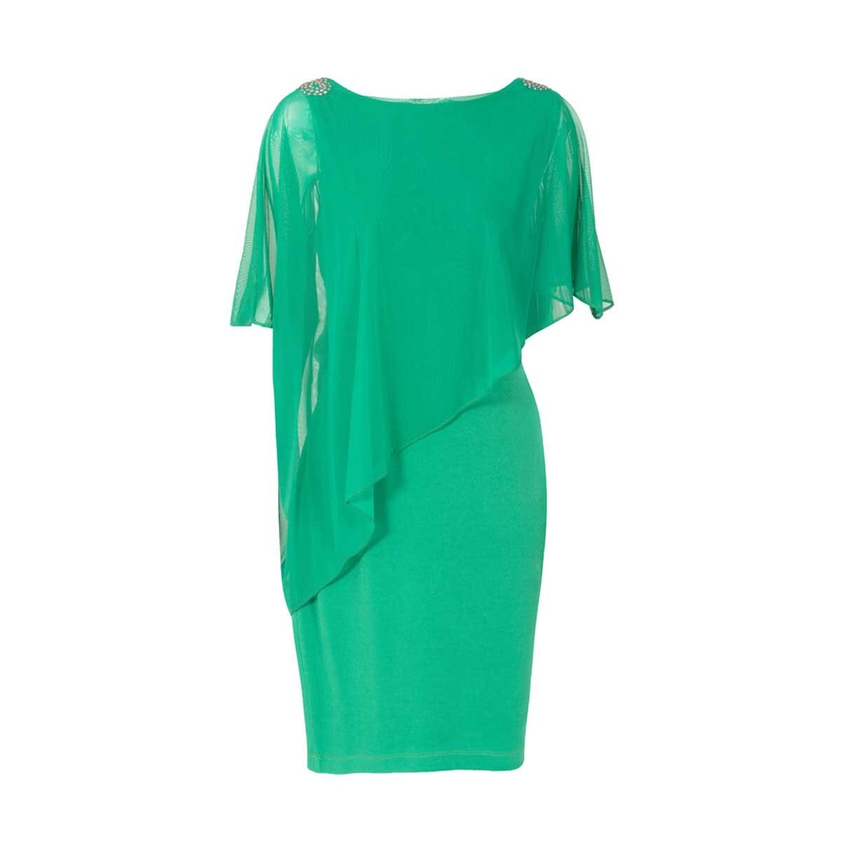 Vestido con Adordo en Hombros Noshe Plus para Dama
