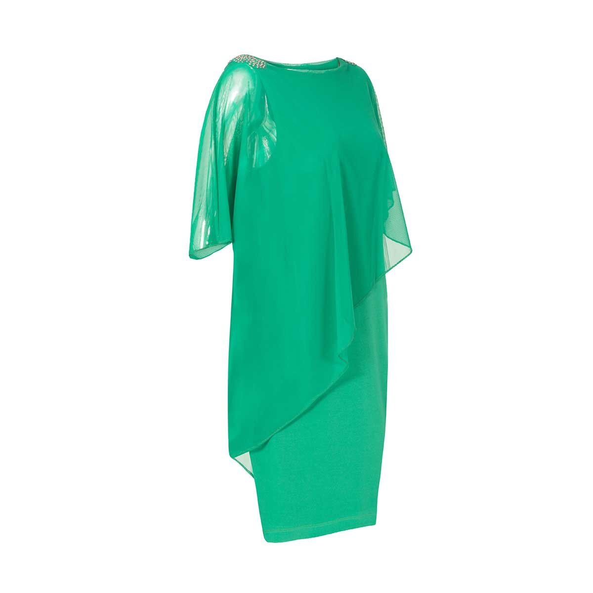 Vestido con Adordo en Hombros Noshe Plus para Dama