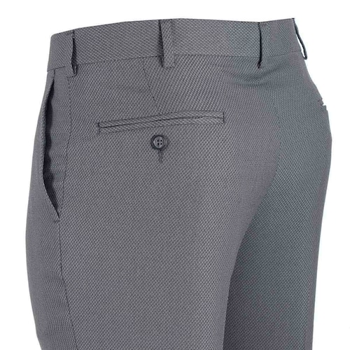 Pantalón Gris Medio Carlo Corinto Corte Slim Fit para Hombre