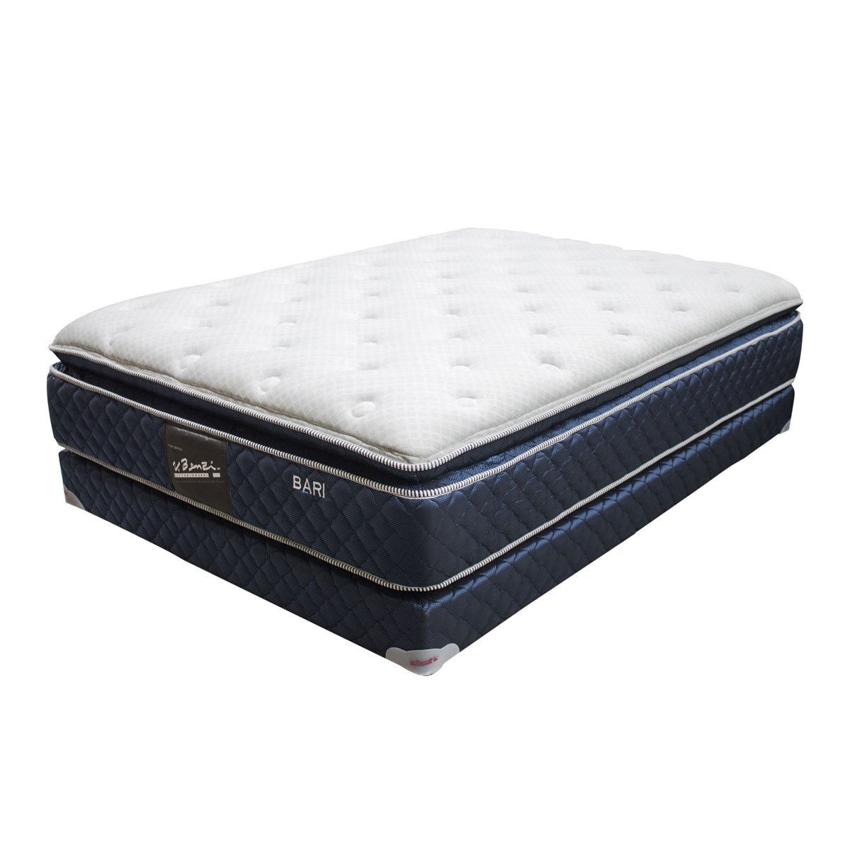 Juego Matrimonial Bari Pillow Top Vittorio Benzi