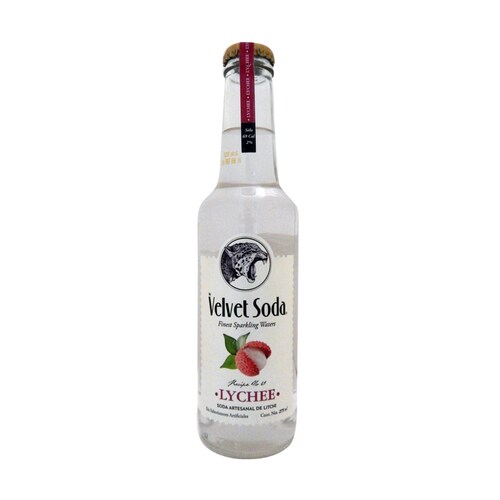 Soda con Infusión Lychee 275 Ml  Velvet Soda