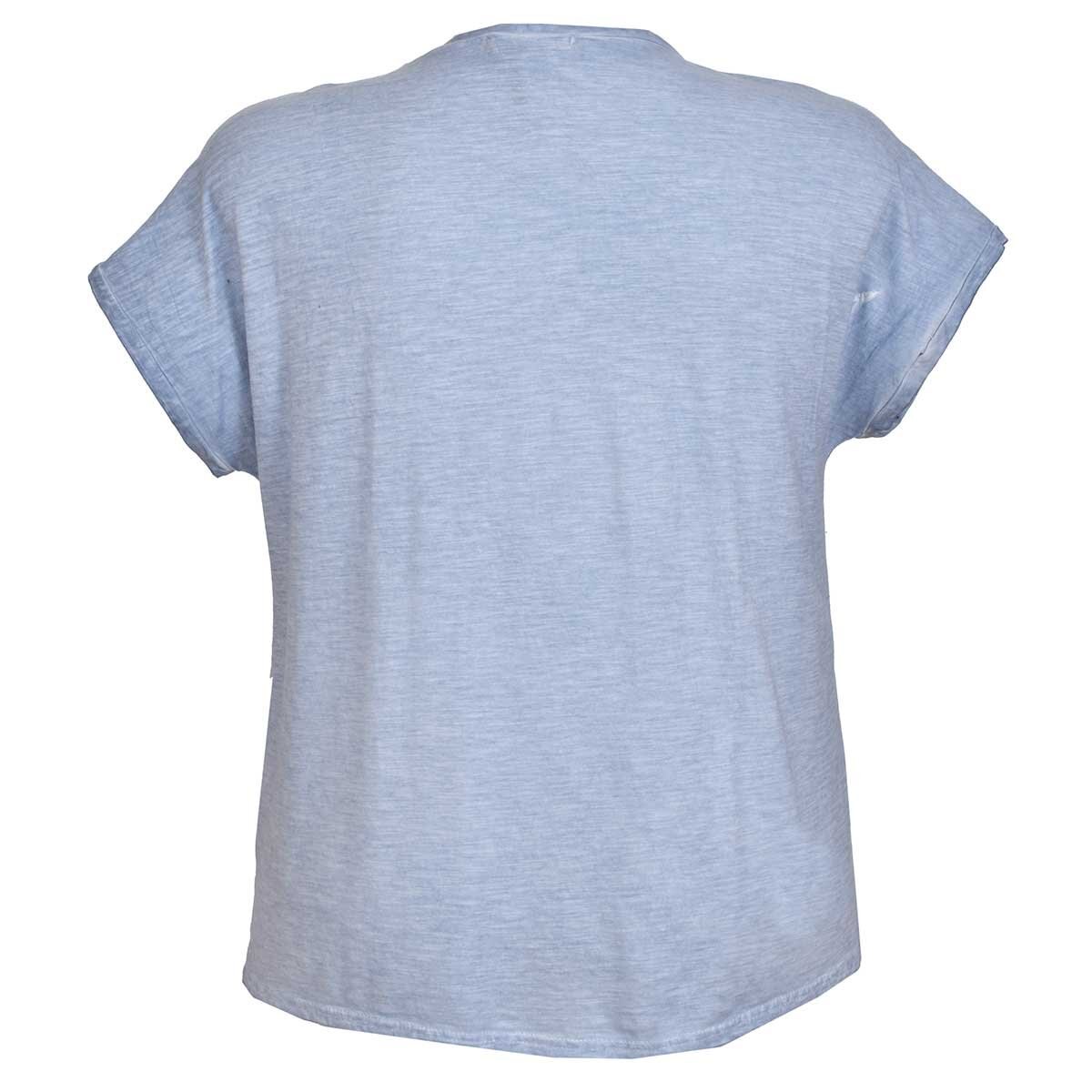 Blusa para Dama Aplicación Y Bolsa Frontal Studio si