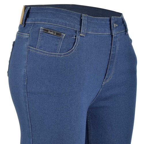 Jeans con Trabas para Cinturón Studio si para Dama