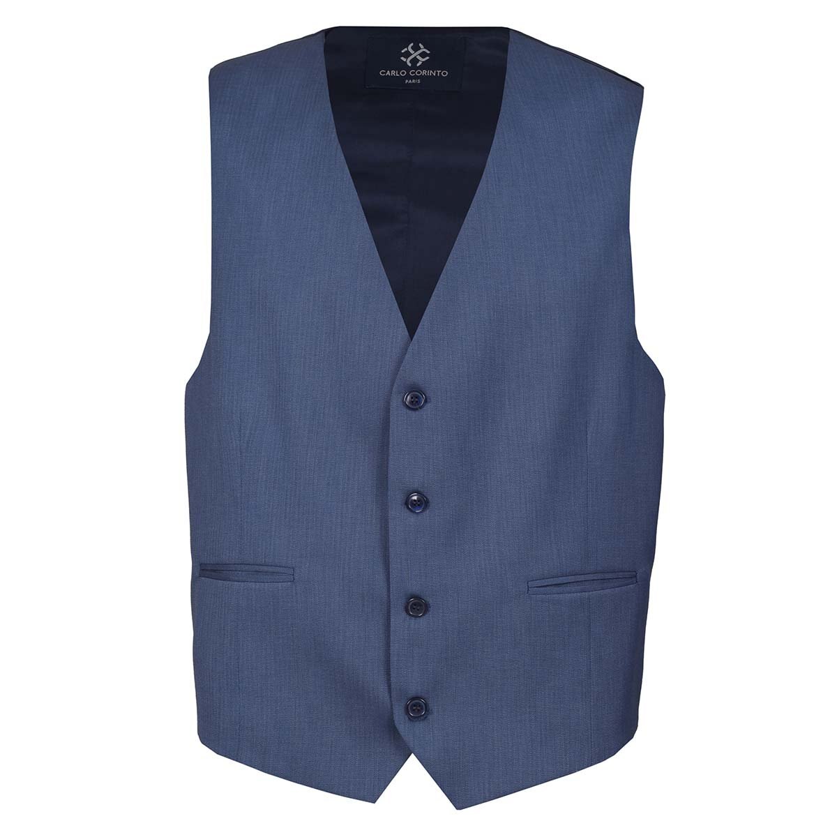 Chaleco Azul Carlo Corinto para Caballero