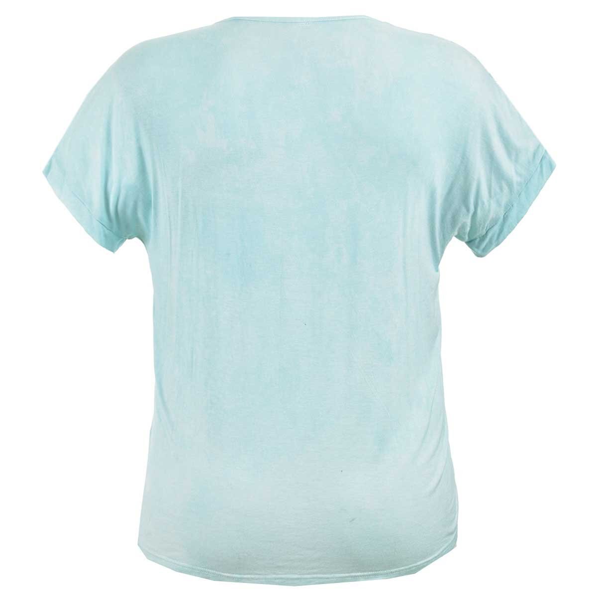 Blusa para Dama Cuello Redondo Encaje en Hombros Studio si