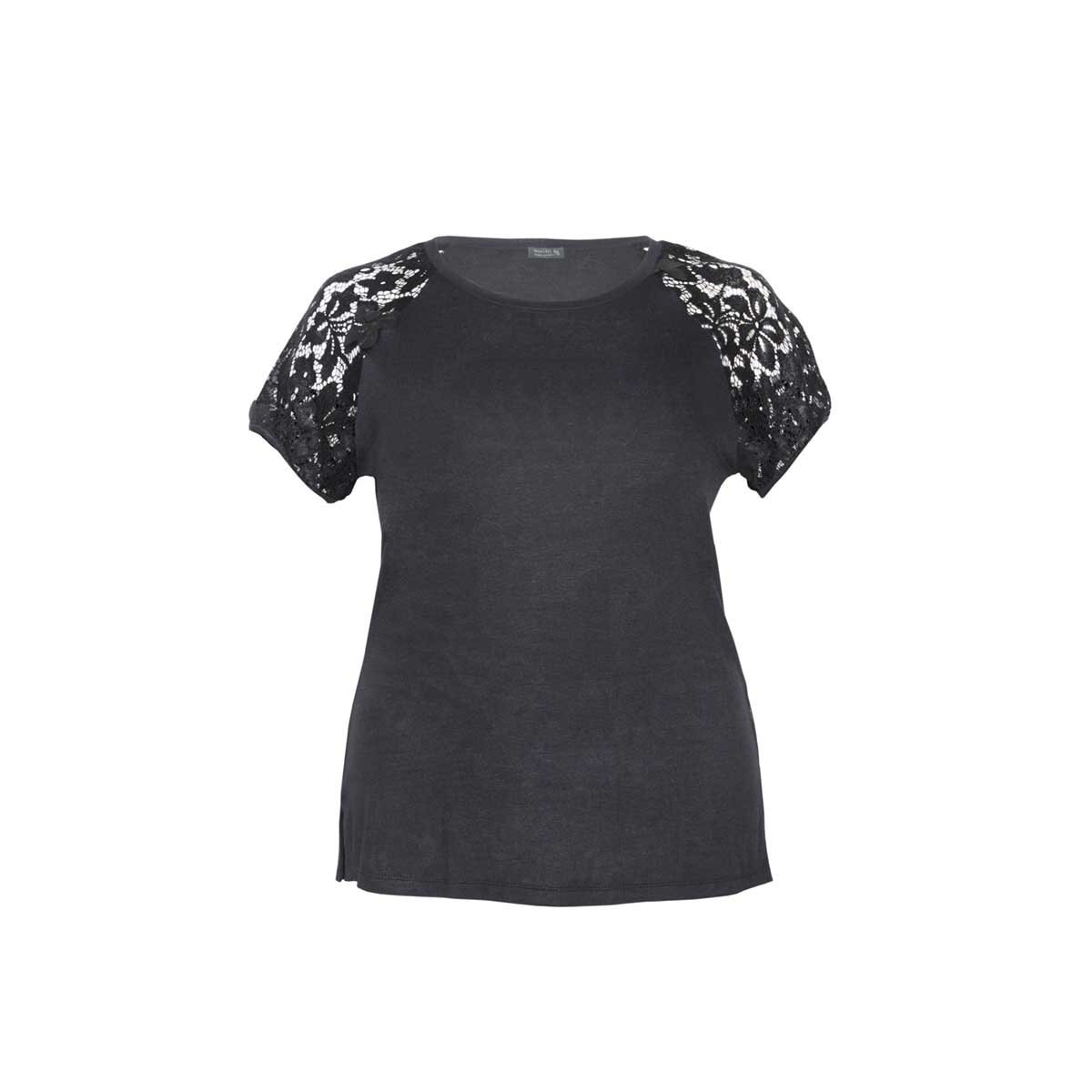 Blusa para Dama Manga Corta en Combinación Yhasbel
